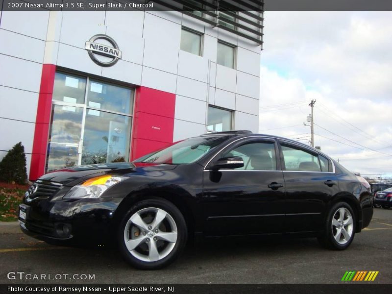 Super Black / Charcoal 2007 Nissan Altima 3.5 SE