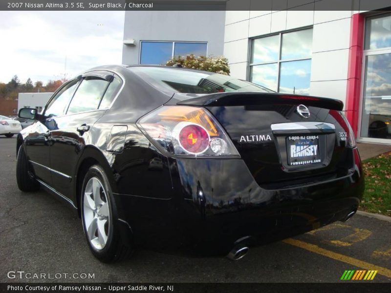 Super Black / Charcoal 2007 Nissan Altima 3.5 SE