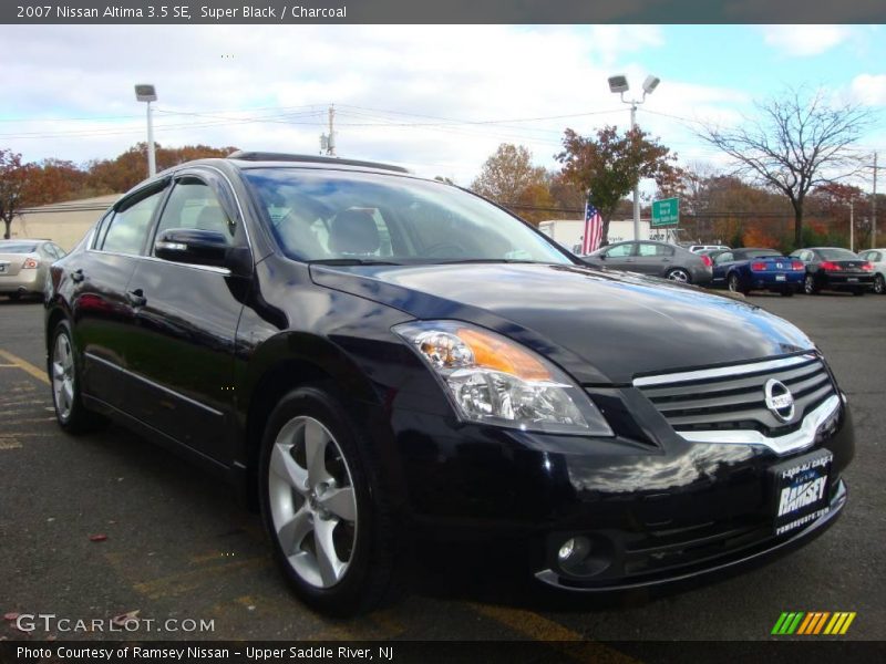 Super Black / Charcoal 2007 Nissan Altima 3.5 SE