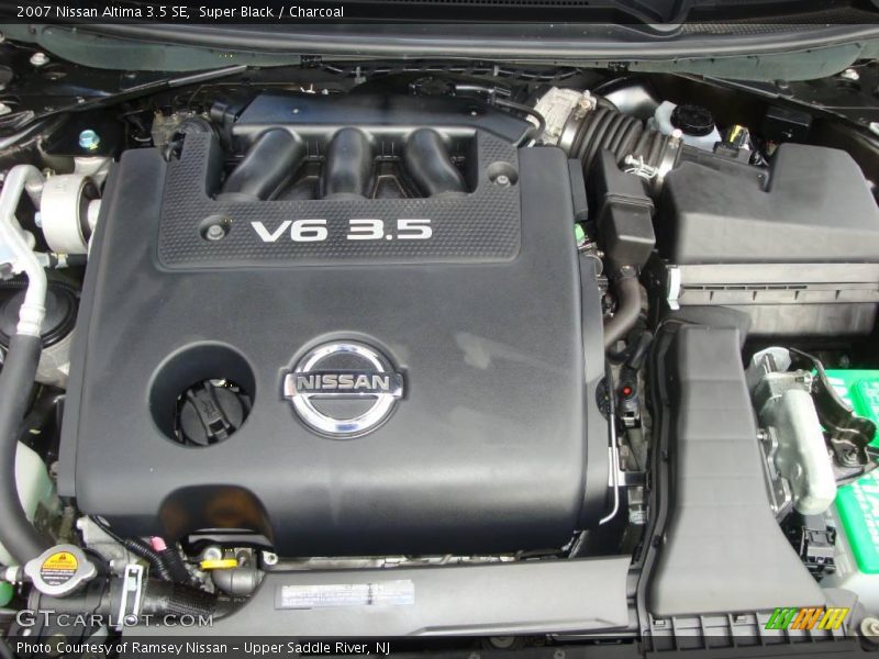 Super Black / Charcoal 2007 Nissan Altima 3.5 SE