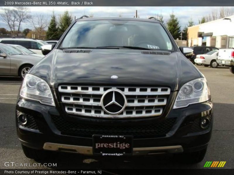 Black / Black 2009 Mercedes-Benz ML 350 4Matic