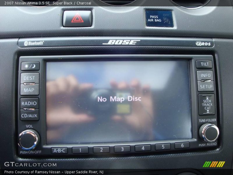 Super Black / Charcoal 2007 Nissan Altima 3.5 SE