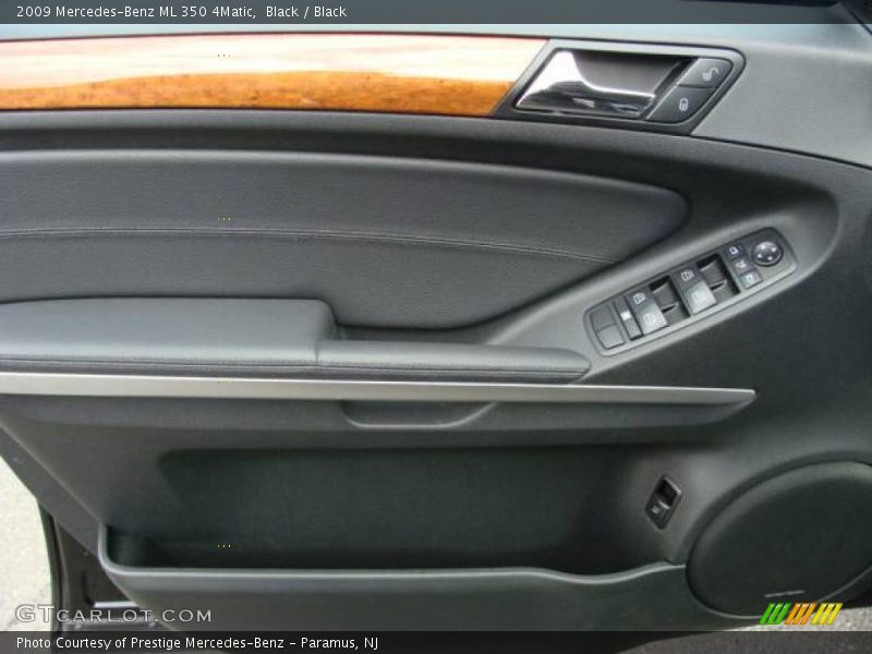 Black / Black 2009 Mercedes-Benz ML 350 4Matic