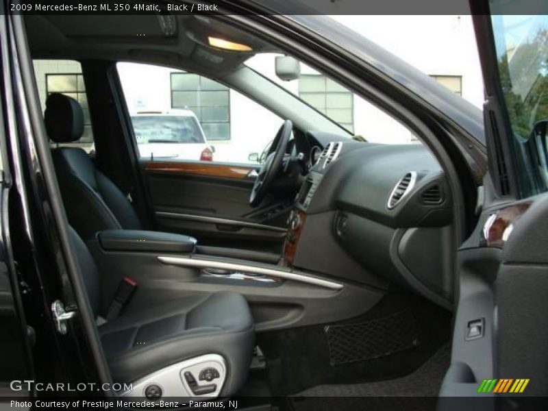 Black / Black 2009 Mercedes-Benz ML 350 4Matic