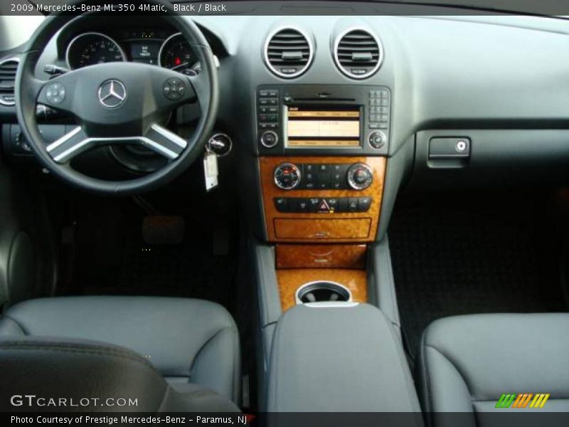 Black / Black 2009 Mercedes-Benz ML 350 4Matic