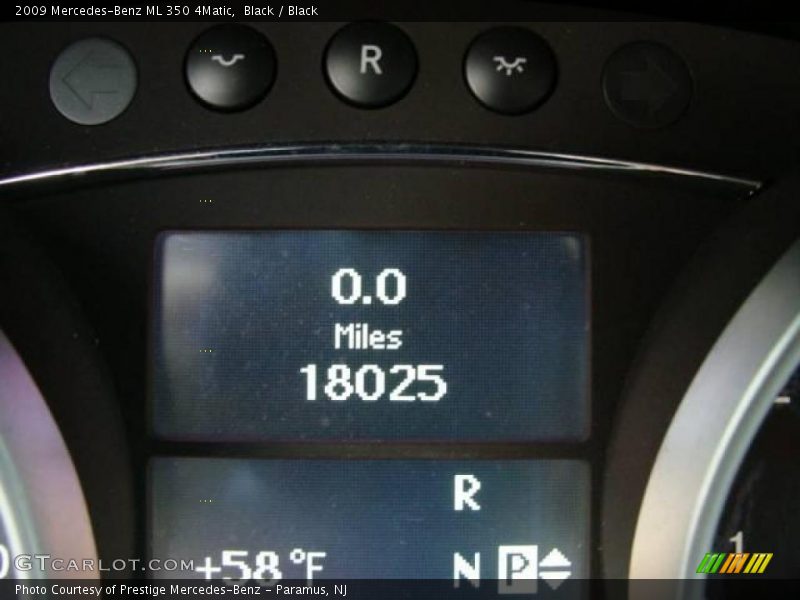Black / Black 2009 Mercedes-Benz ML 350 4Matic