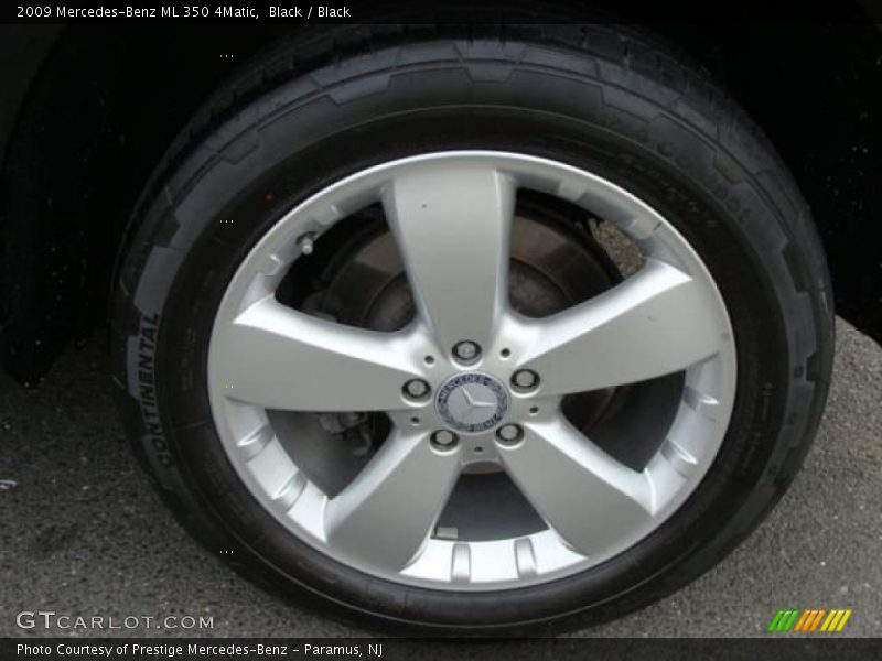 Black / Black 2009 Mercedes-Benz ML 350 4Matic