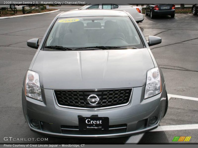 Magnetic Gray / Charcoal/Steel 2008 Nissan Sentra 2.0