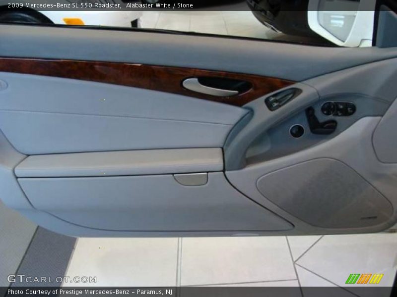 Alabaster White / Stone 2009 Mercedes-Benz SL 550 Roadster