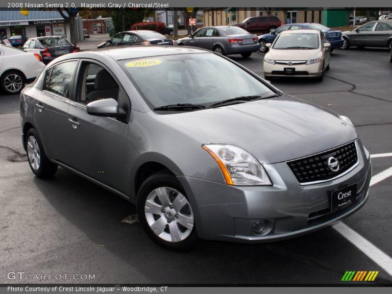 Magnetic Gray / Charcoal/Steel 2008 Nissan Sentra 2.0