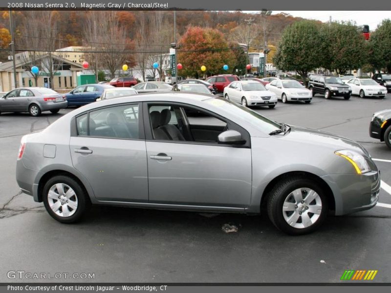 Magnetic Gray / Charcoal/Steel 2008 Nissan Sentra 2.0