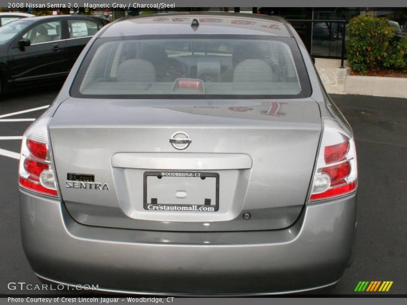 Magnetic Gray / Charcoal/Steel 2008 Nissan Sentra 2.0