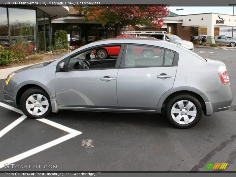 Magnetic Gray / Charcoal/Steel 2008 Nissan Sentra 2.0