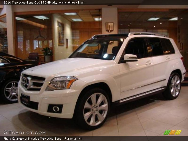 Arctic White / Black 2010 Mercedes-Benz GLK 350 4Matic