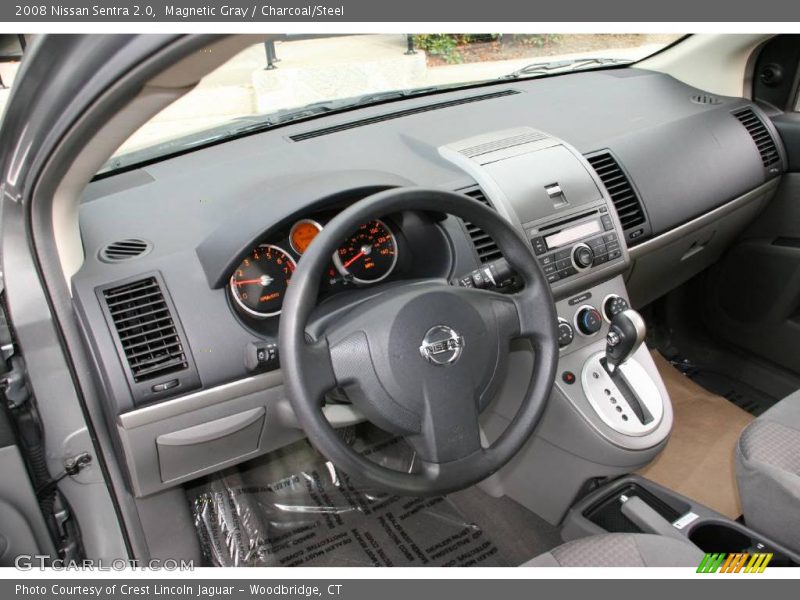 Magnetic Gray / Charcoal/Steel 2008 Nissan Sentra 2.0