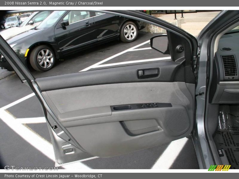 Magnetic Gray / Charcoal/Steel 2008 Nissan Sentra 2.0
