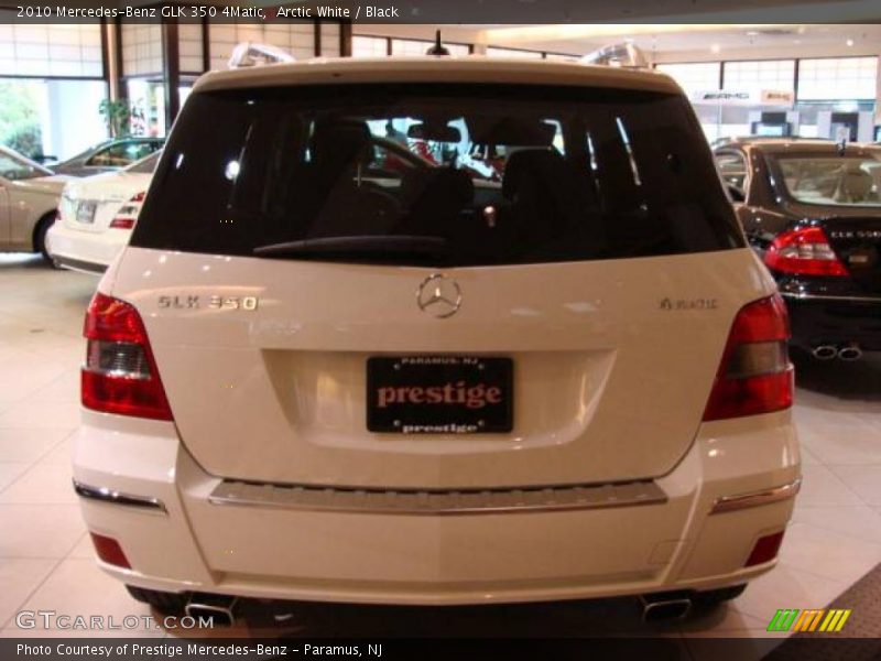 Arctic White / Black 2010 Mercedes-Benz GLK 350 4Matic