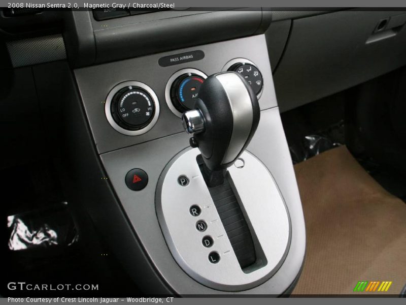 Magnetic Gray / Charcoal/Steel 2008 Nissan Sentra 2.0