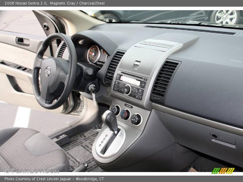 Magnetic Gray / Charcoal/Steel 2008 Nissan Sentra 2.0