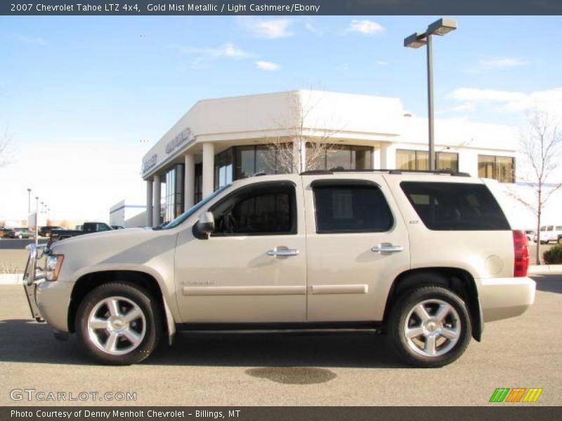 Gold Mist Metallic / Light Cashmere/Ebony 2007 Chevrolet Tahoe LTZ 4x4
