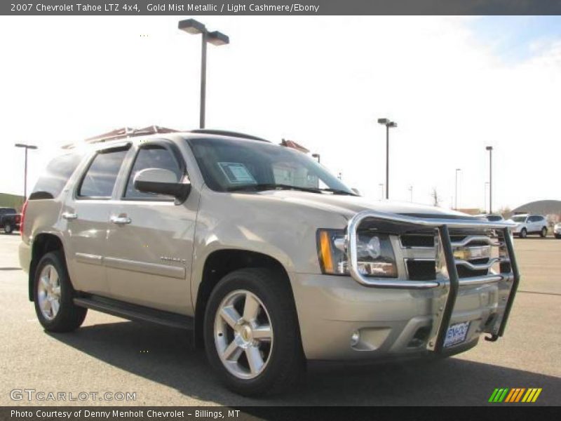 Gold Mist Metallic / Light Cashmere/Ebony 2007 Chevrolet Tahoe LTZ 4x4