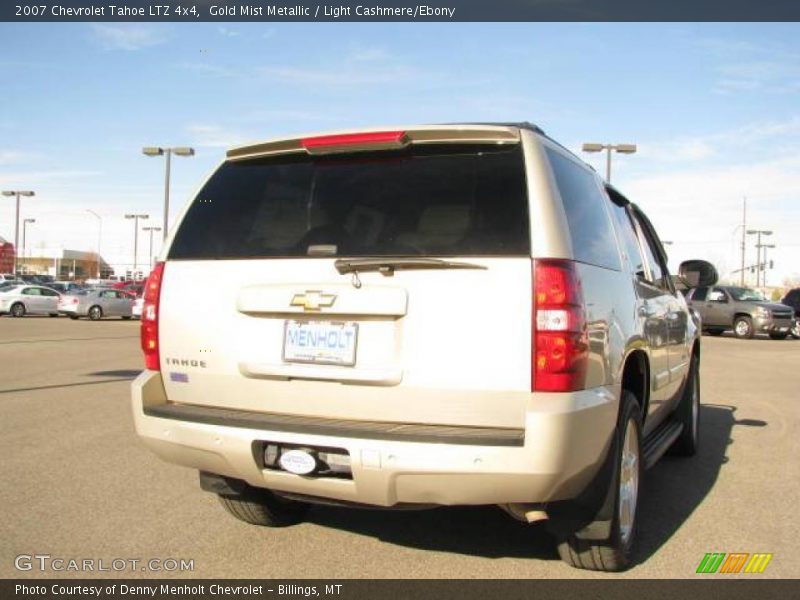 Gold Mist Metallic / Light Cashmere/Ebony 2007 Chevrolet Tahoe LTZ 4x4