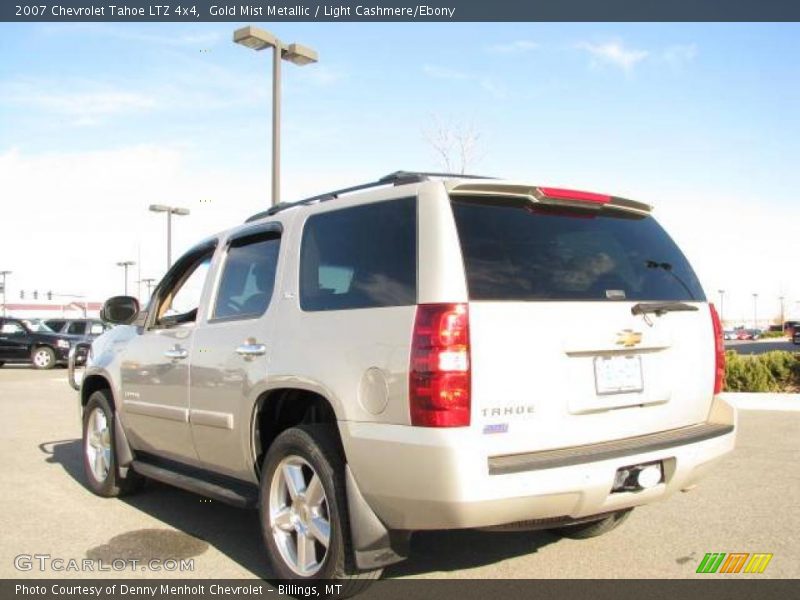 Gold Mist Metallic / Light Cashmere/Ebony 2007 Chevrolet Tahoe LTZ 4x4