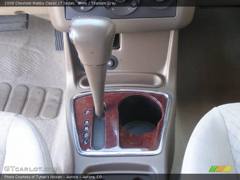White / Titanium Gray 2008 Chevrolet Malibu Classic LT Sedan