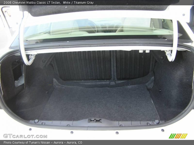 White / Titanium Gray 2008 Chevrolet Malibu Classic LT Sedan