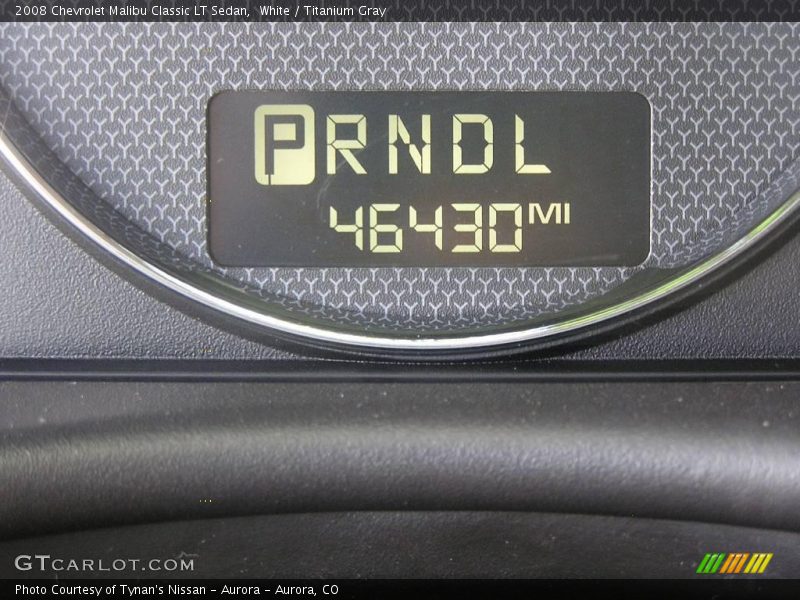 White / Titanium Gray 2008 Chevrolet Malibu Classic LT Sedan
