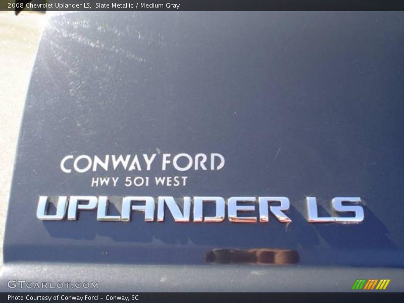 Slate Metallic / Medium Gray 2008 Chevrolet Uplander LS