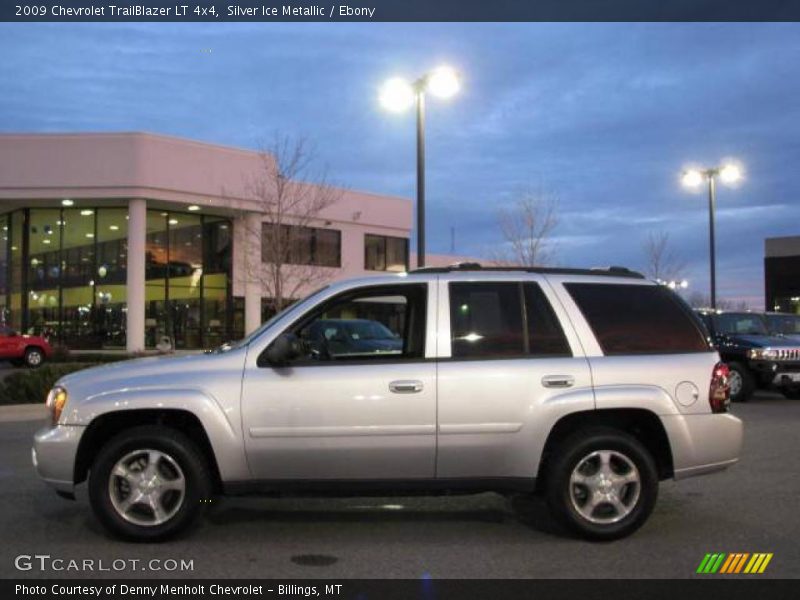 Silver Ice Metallic / Ebony 2009 Chevrolet TrailBlazer LT 4x4