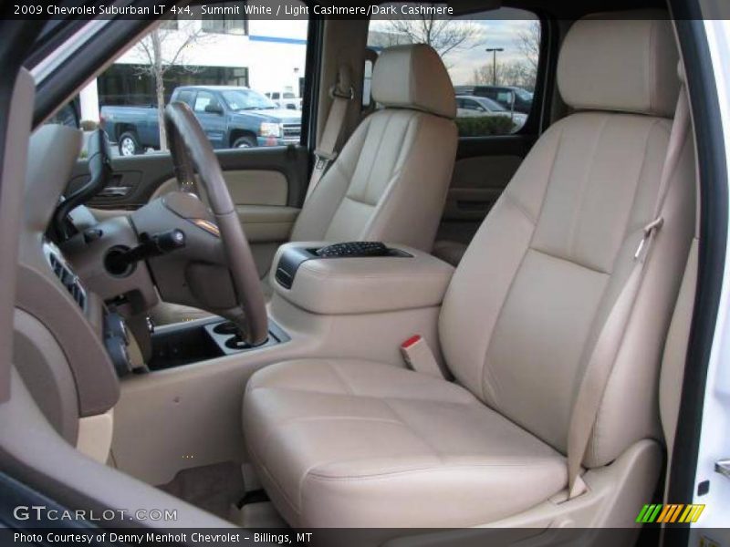 Summit White / Light Cashmere/Dark Cashmere 2009 Chevrolet Suburban LT 4x4