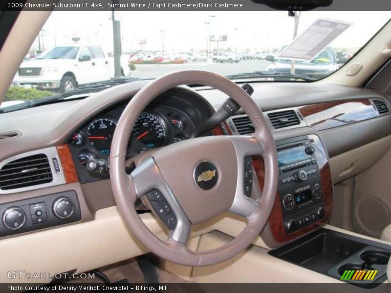 Summit White / Light Cashmere/Dark Cashmere 2009 Chevrolet Suburban LT 4x4