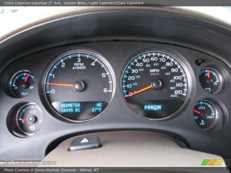 Summit White / Light Cashmere/Dark Cashmere 2009 Chevrolet Suburban LT 4x4
