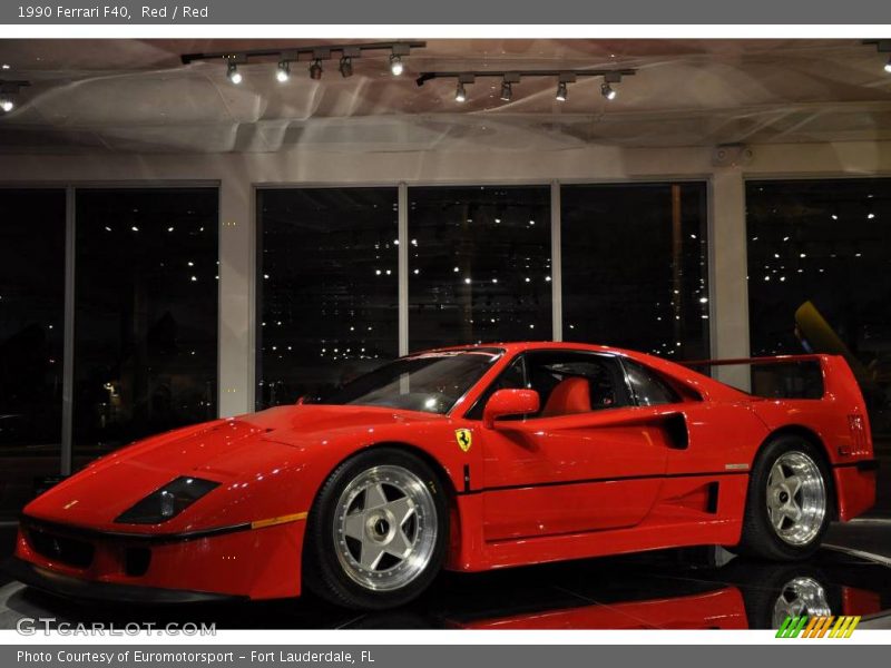 Red / Red 1990 Ferrari F40