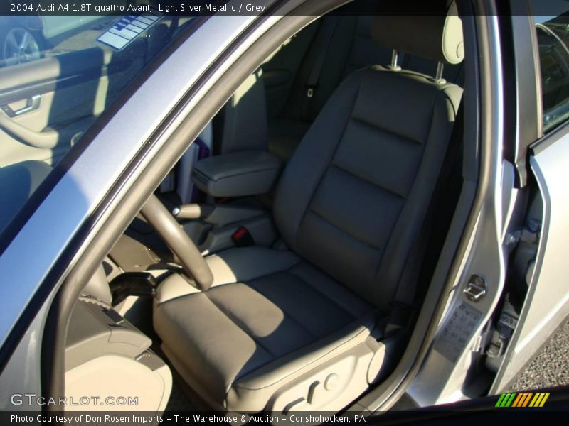 Light Silver Metallic / Grey 2004 Audi A4 1.8T quattro Avant