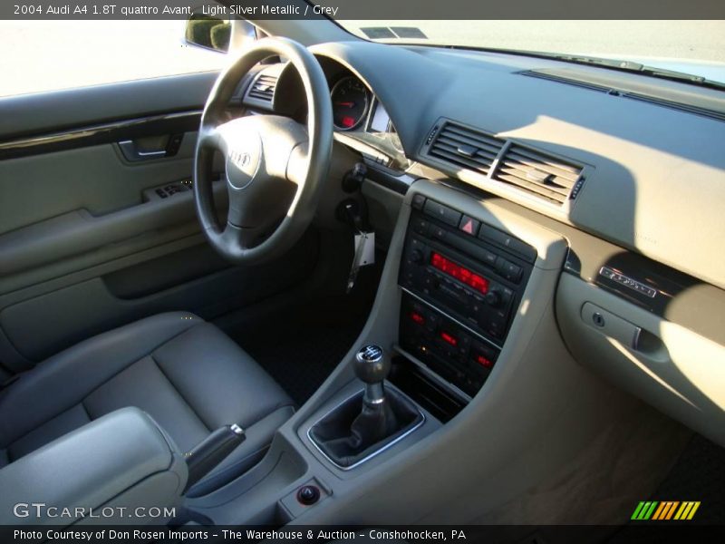 Light Silver Metallic / Grey 2004 Audi A4 1.8T quattro Avant