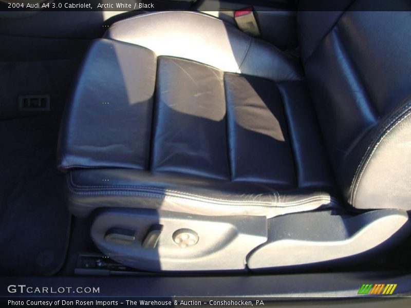 Arctic White / Black 2004 Audi A4 3.0 Cabriolet