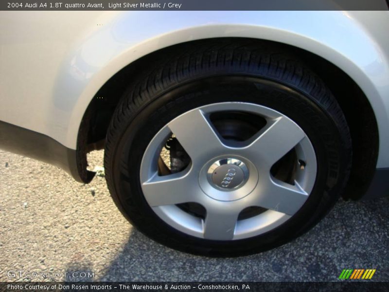 Light Silver Metallic / Grey 2004 Audi A4 1.8T quattro Avant