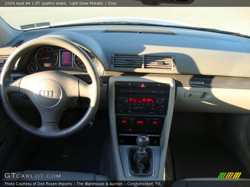 Light Silver Metallic / Grey 2004 Audi A4 1.8T quattro Avant