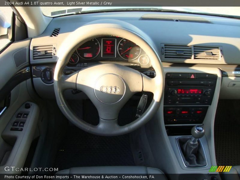 Light Silver Metallic / Grey 2004 Audi A4 1.8T quattro Avant