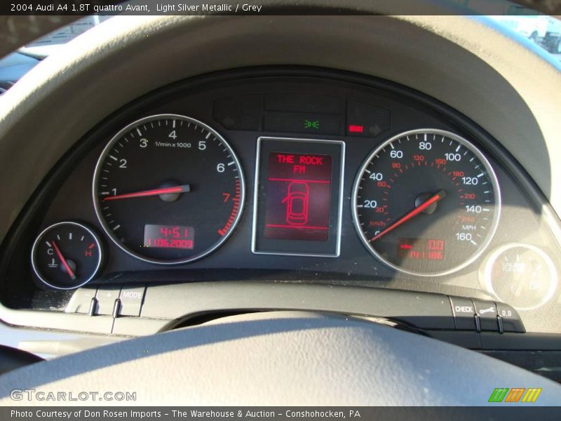 Light Silver Metallic / Grey 2004 Audi A4 1.8T quattro Avant