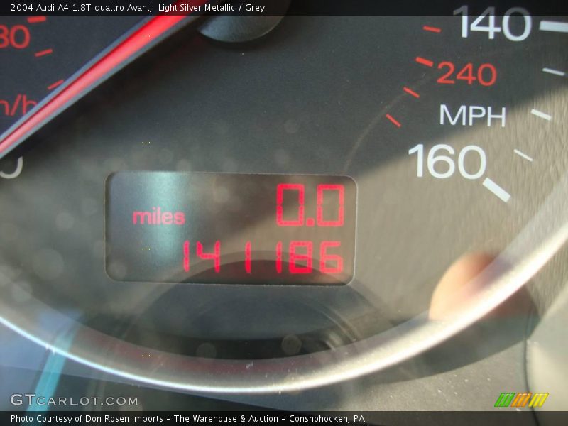Light Silver Metallic / Grey 2004 Audi A4 1.8T quattro Avant
