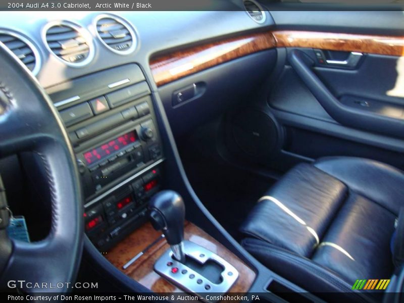 Arctic White / Black 2004 Audi A4 3.0 Cabriolet