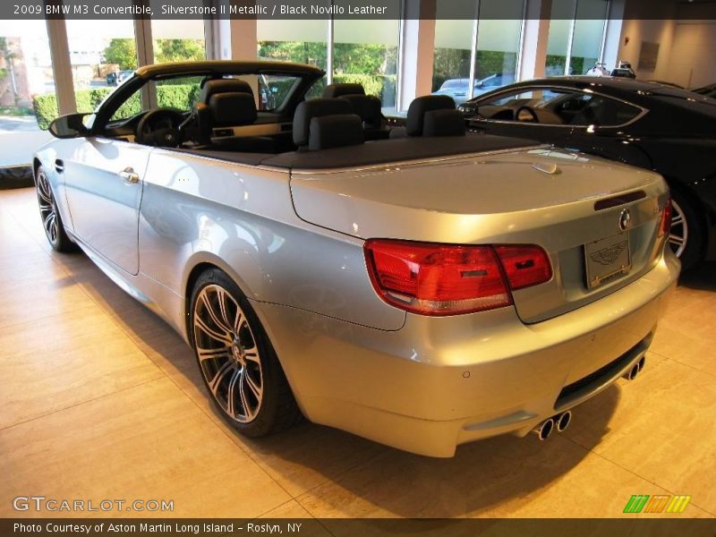 Silverstone II Metallic / Black Novillo Leather 2009 BMW M3 Convertible