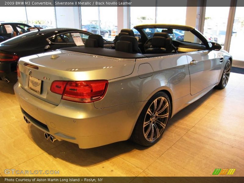 Silverstone II Metallic / Black Novillo Leather 2009 BMW M3 Convertible