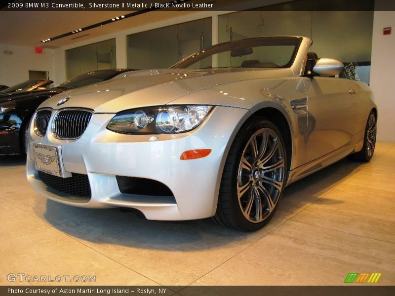 Silverstone II Metallic / Black Novillo Leather 2009 BMW M3 Convertible