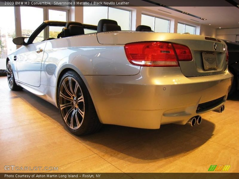 Silverstone II Metallic / Black Novillo Leather 2009 BMW M3 Convertible