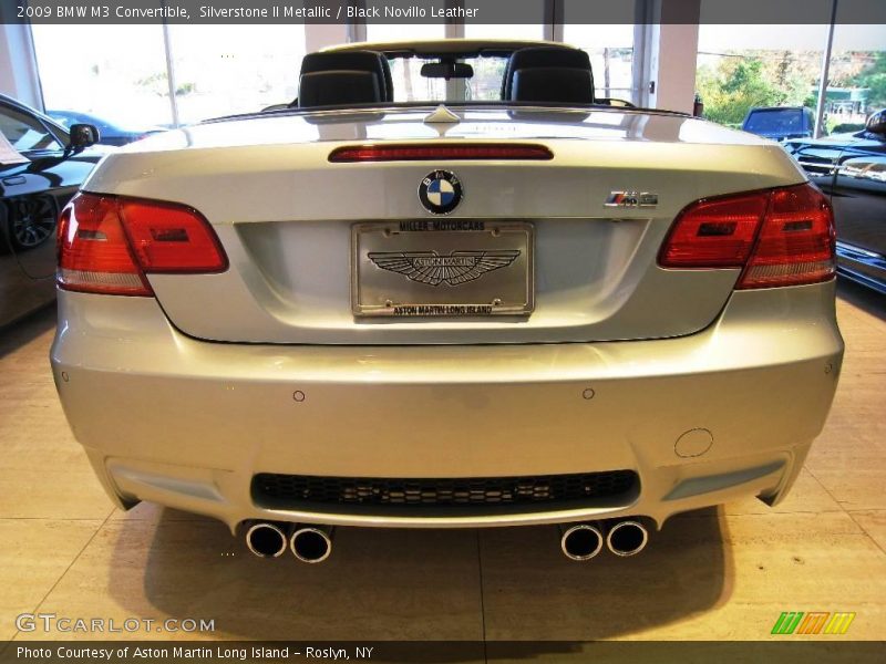 Silverstone II Metallic / Black Novillo Leather 2009 BMW M3 Convertible